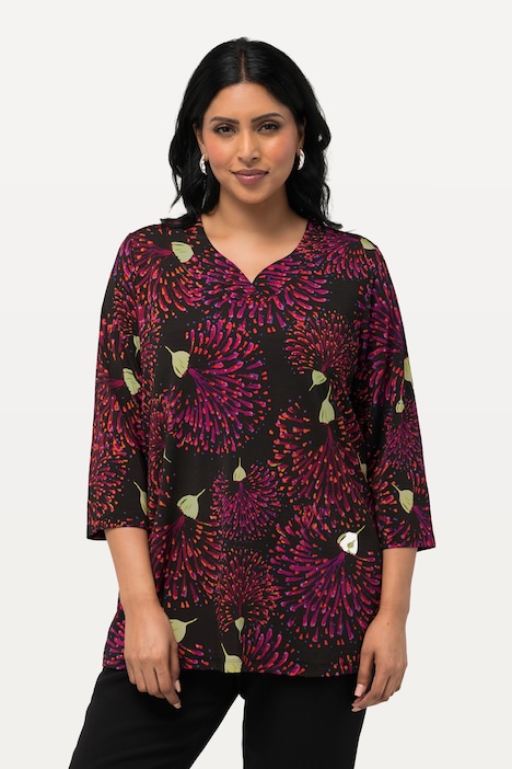 Slinkyshirt , Classic, V-Ausschnitt, 3/4-Arm