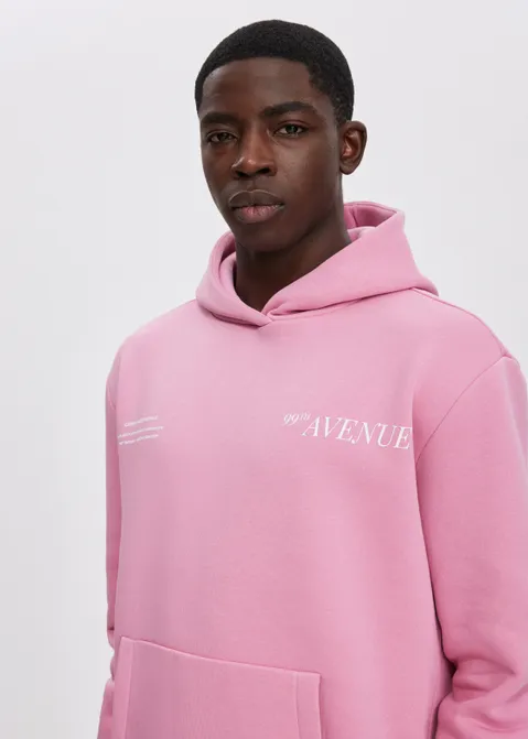 Hoodie met Print roze (ROS)