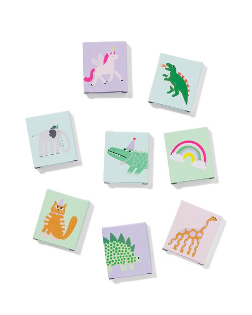 uitdeelcadeautje stickerdoosje 8 stuks