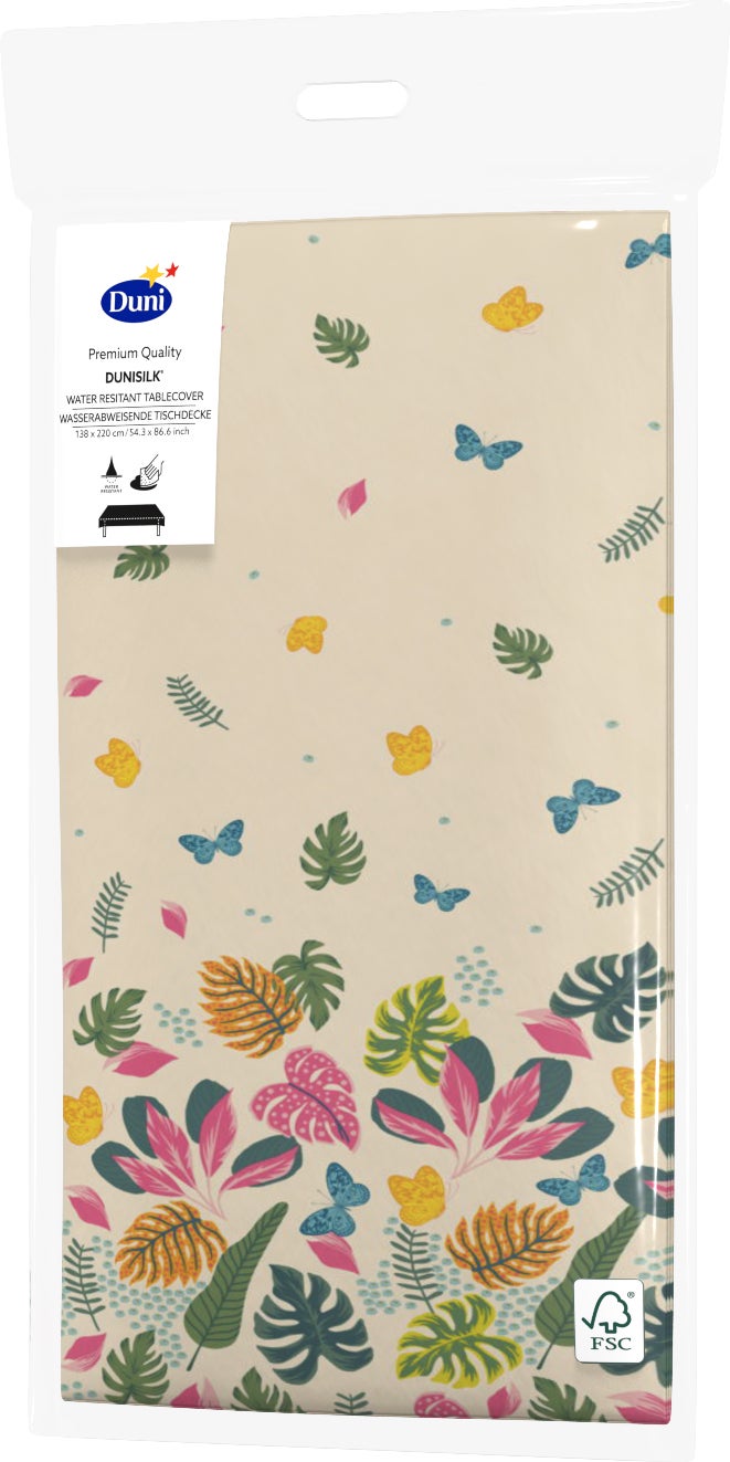 Duni tafellaken Summertime multi 138 x 220 cm