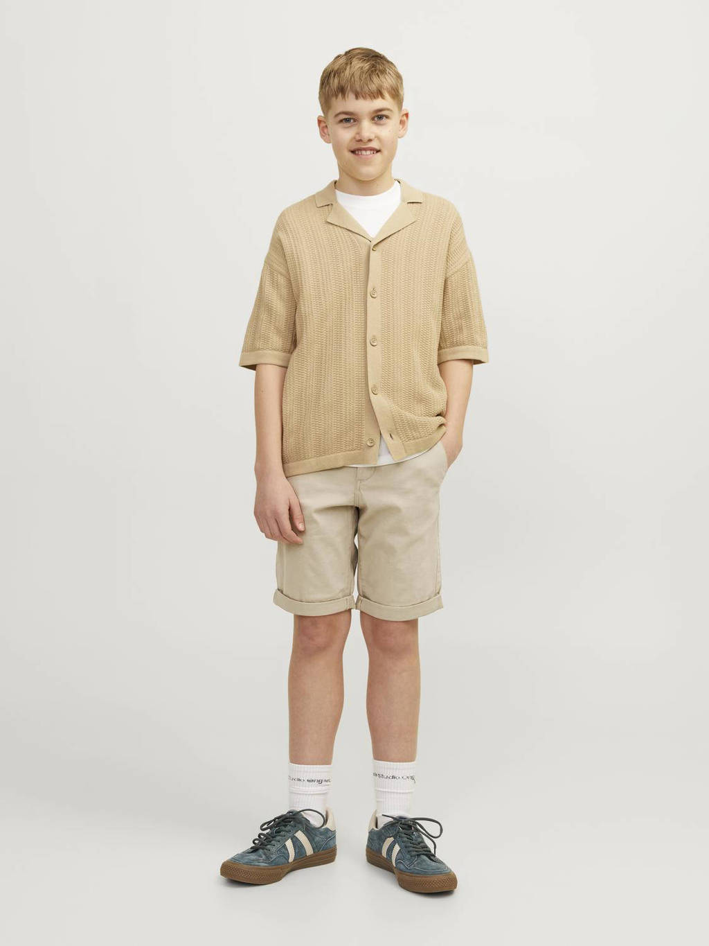 JACK & JONES chino short JPSTDAVID JJCHINO beige