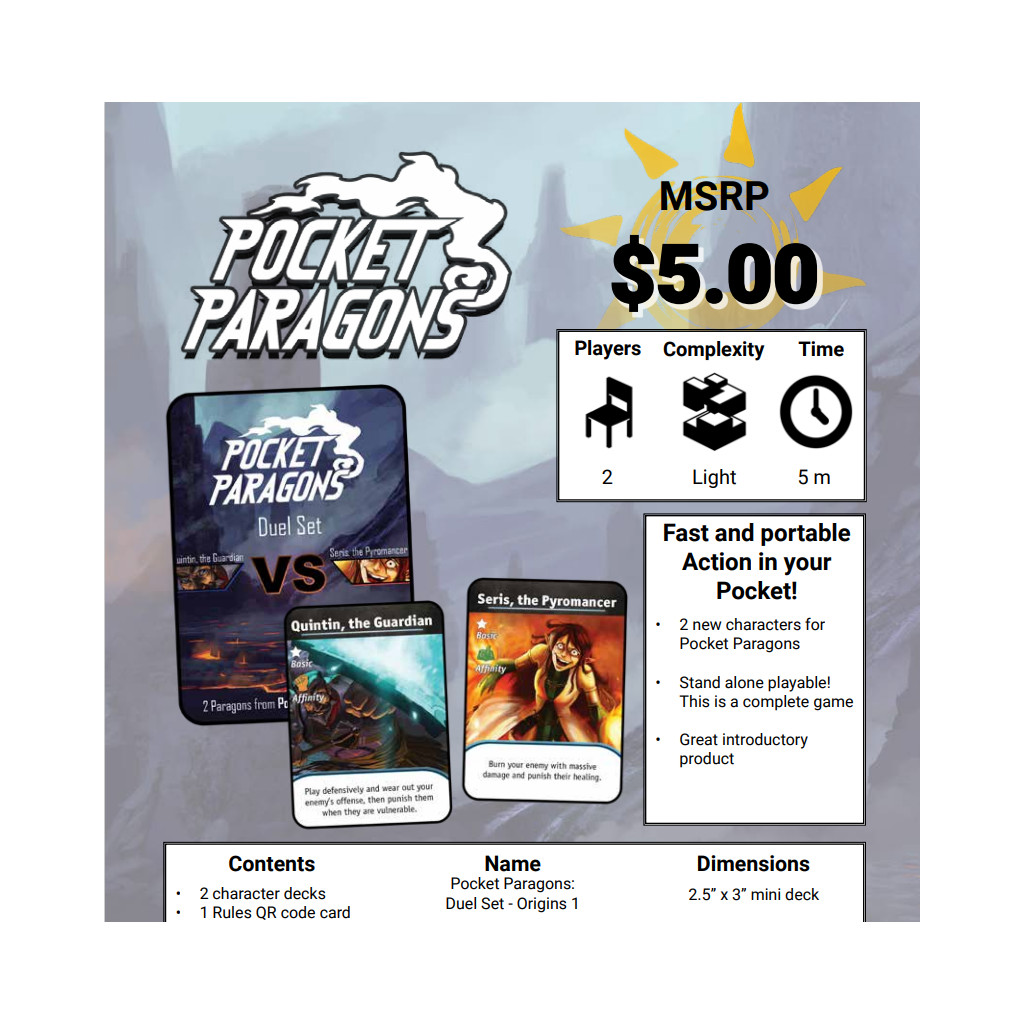 Pocket Paragon: Duel Set Origins 1