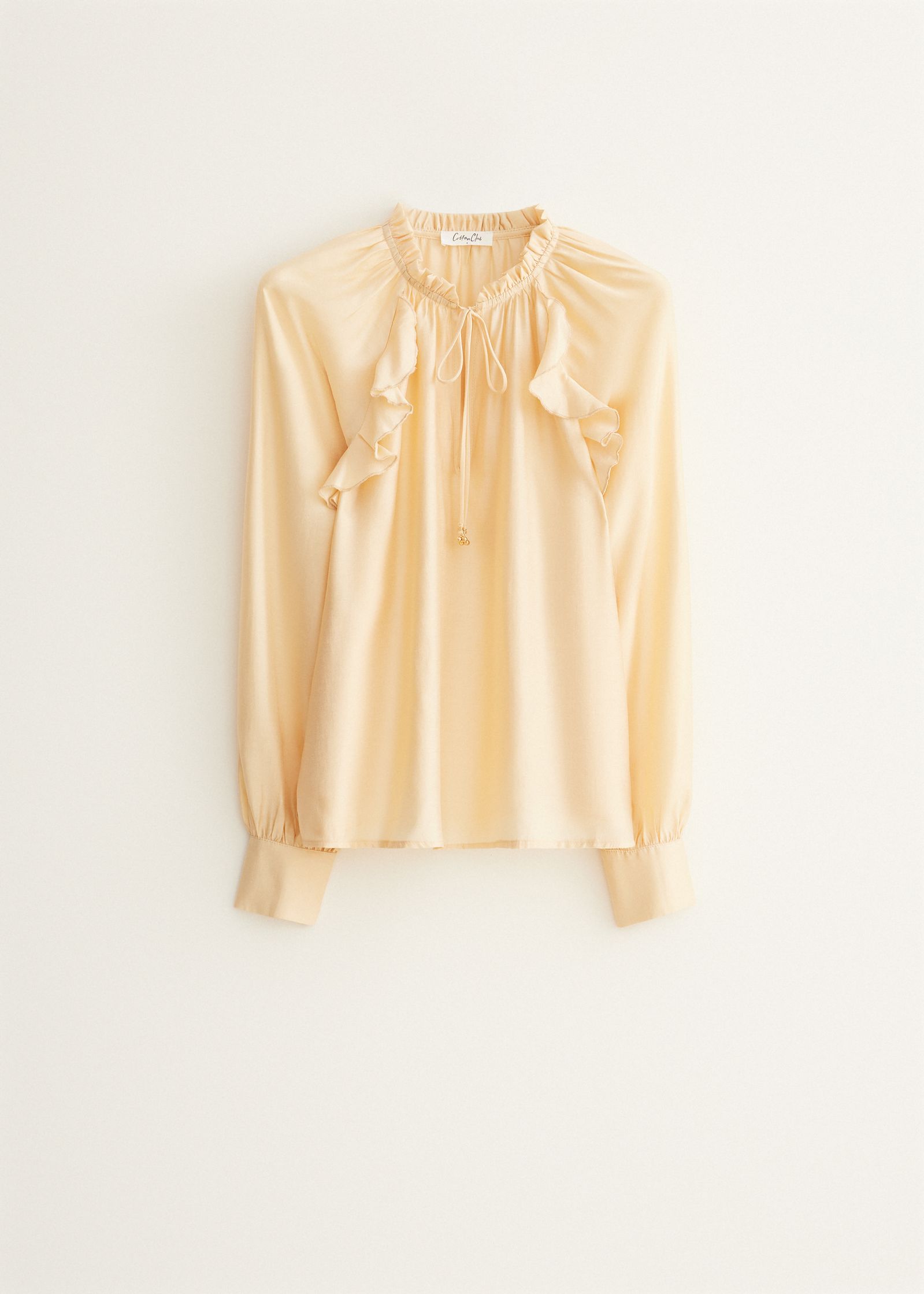 Blouse met ruffles