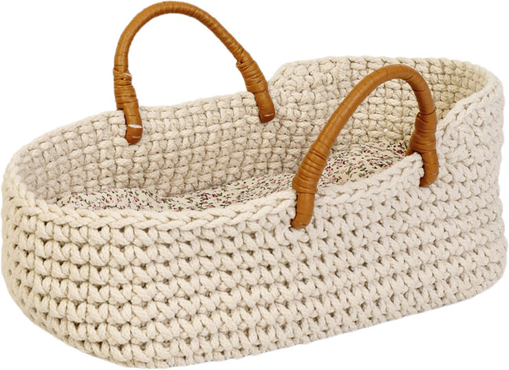 By Astrup STRIKKET DUKKELIFT. 25 CM Beige