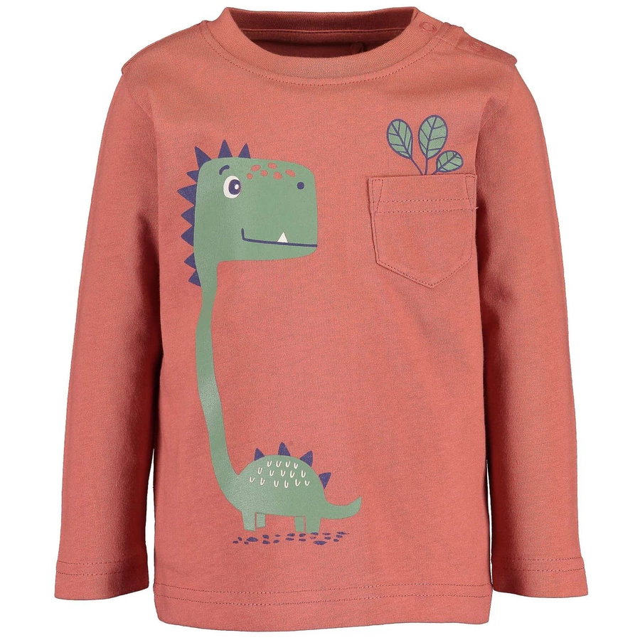BLUE SEVEN T-Langarmshirt ziegel