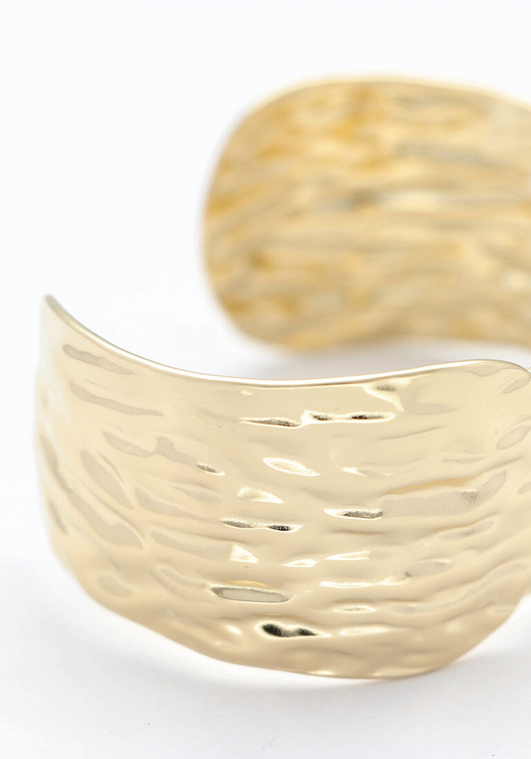 NOTRE-V gouden notre-v armband big bracelet