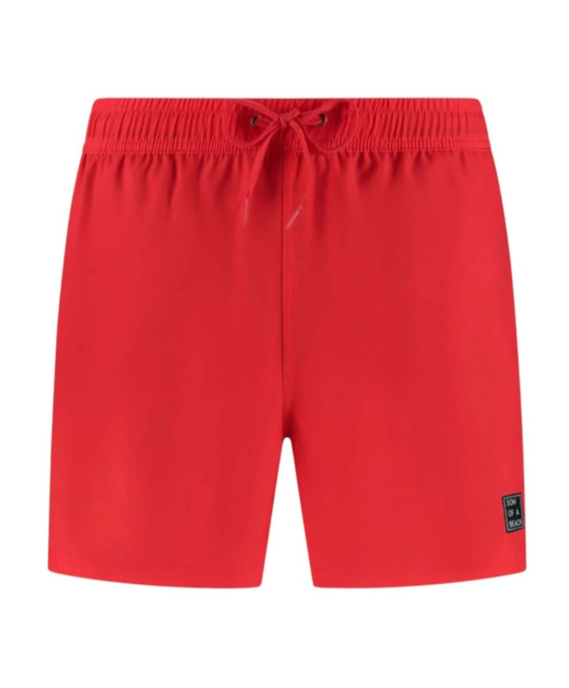 Son of a Beach Heren zwemshort rood