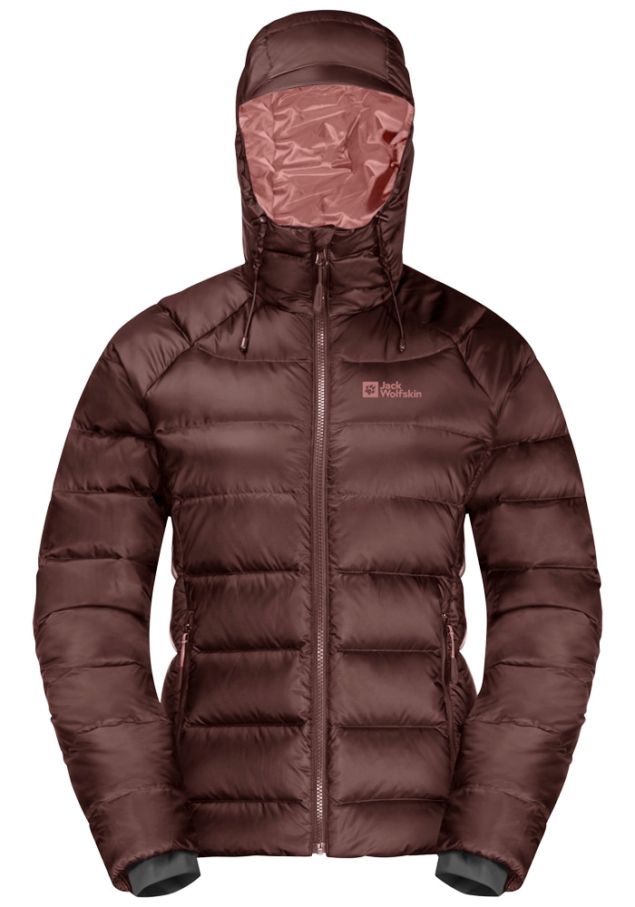 Jack Wolfskin Daunenjacke »NEBELHORN DOWN HOODY W« mit Kapuze