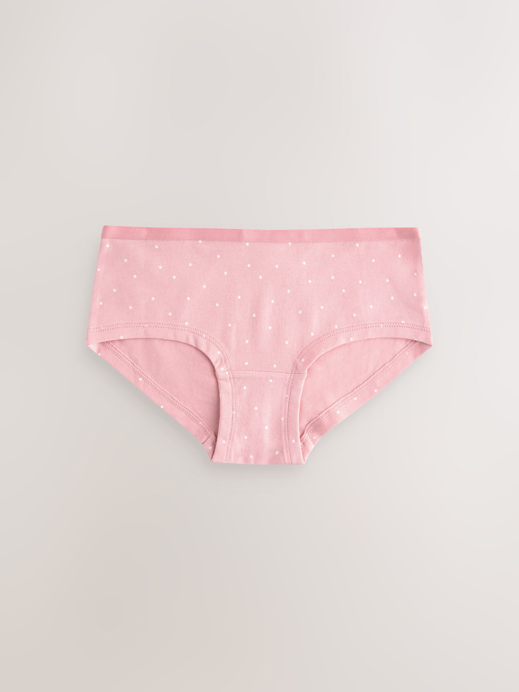 Roze/crème - Set van 5 hipsteronderbroeken met print (2-16jr)