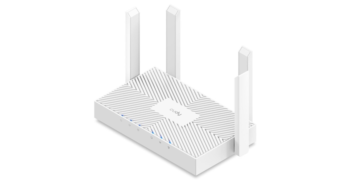 CudyAC1200 Gigabit Wi-Fi Router  (Wit, Cudy app)