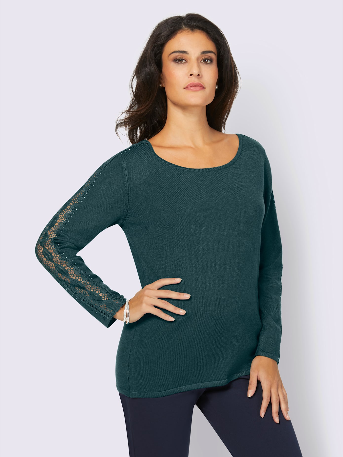Pull mélange de lyocell et de viscose de qualité