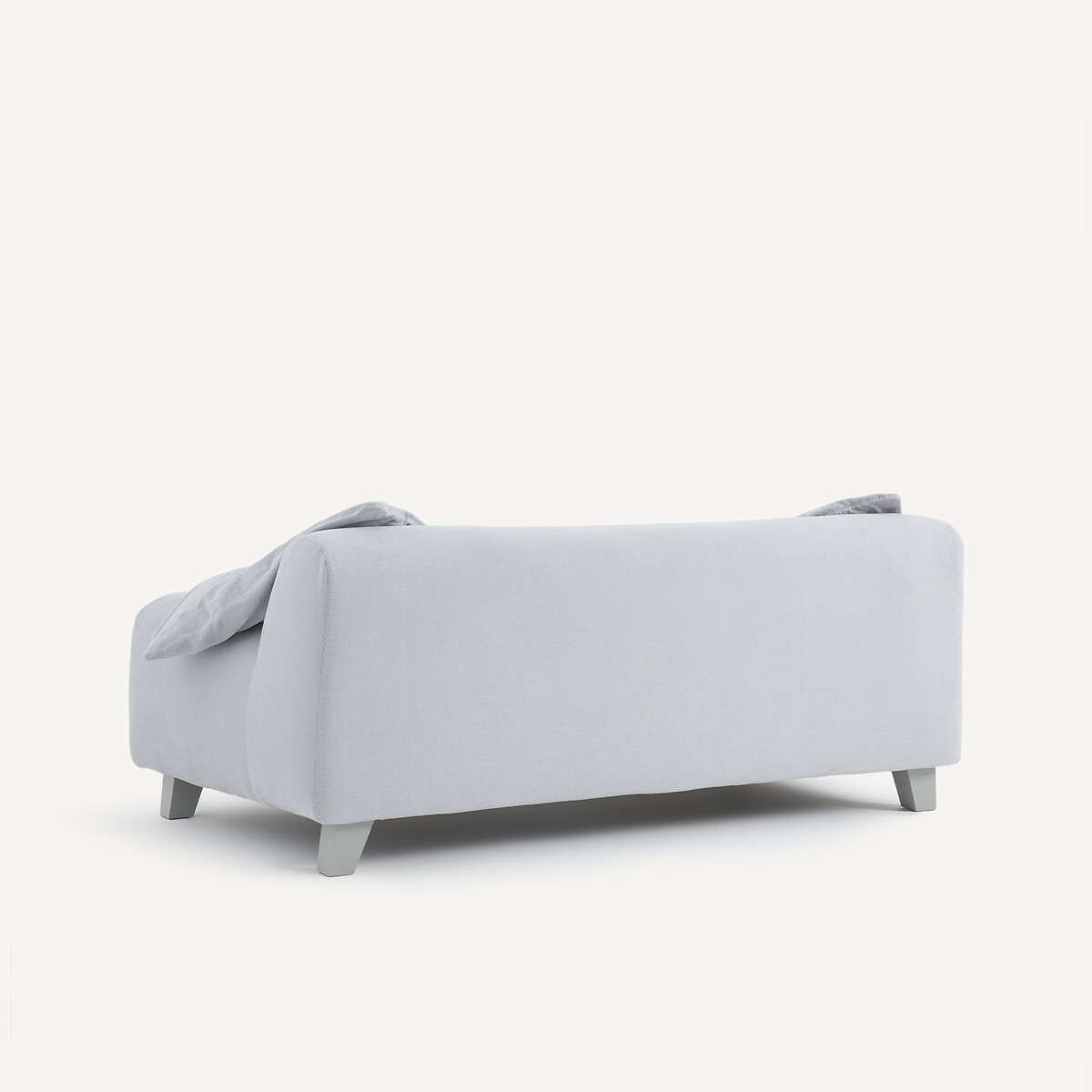 OTTO STUDIO PARA AM.PM<br>Sofá compacto em linho de algodão, ousado