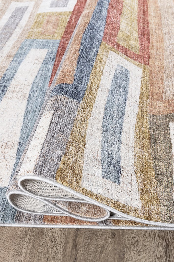 Pino gulvteppe 160x240 160x240cm multi farget 100 % polyester