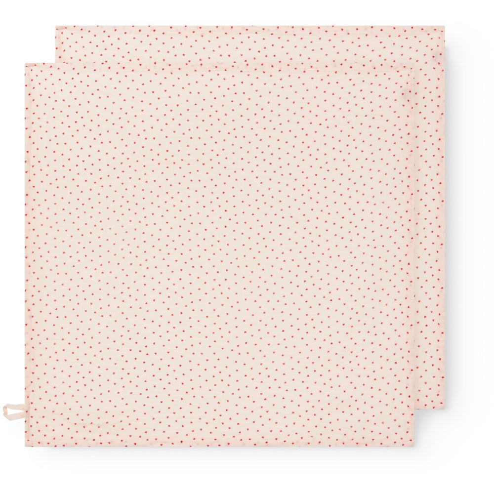 Køb MarMar Bonded Muslin Print Happy Hearts Ada (2-pack) Muslin Cloth
