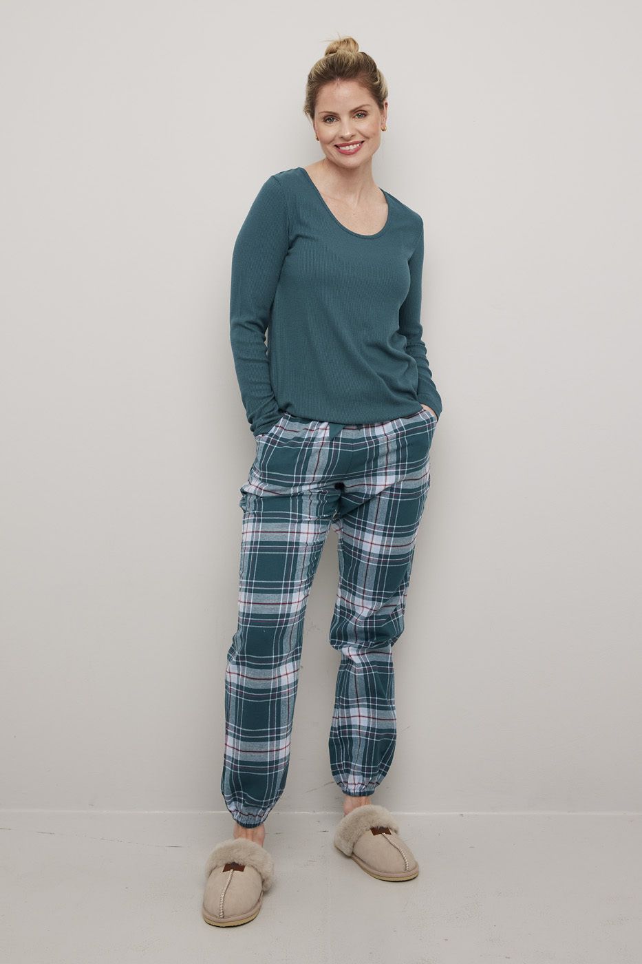 Pyjamasbukse i flanell