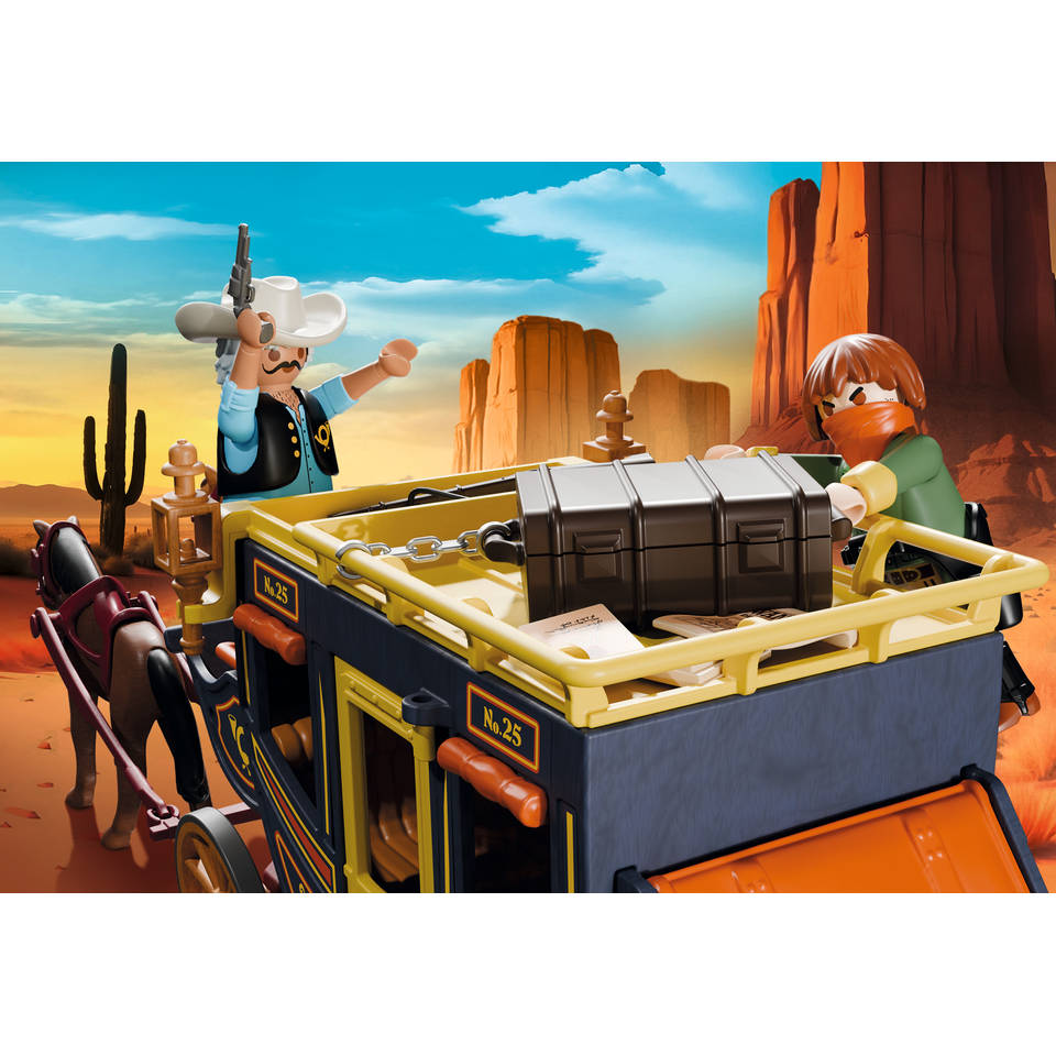 PLAYMOBIL Western Wilde westen postkoets 71862