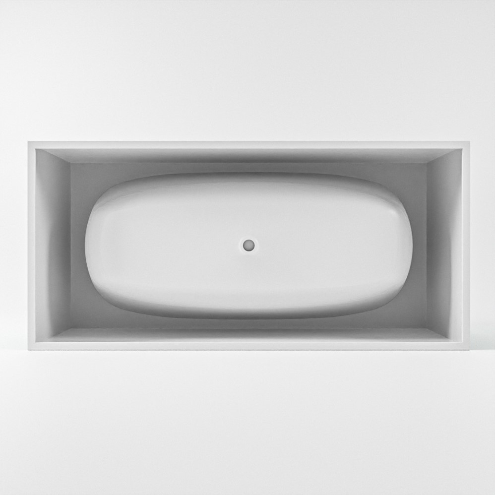 Mondiaz Freeze vrijstaand bad 180x85cm kleur smag/talc