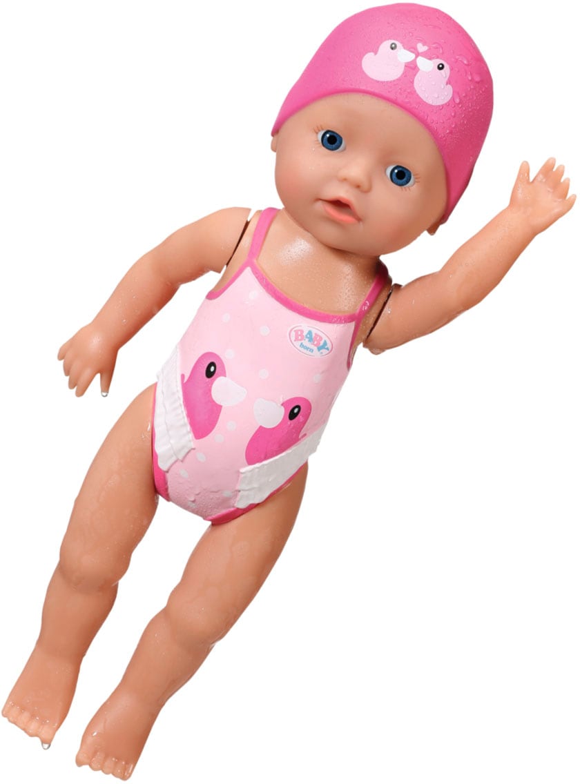 Baby Born Babypuppe »My First Swim Girl, 30 cm« schwimmt Kraul und Schmetterling