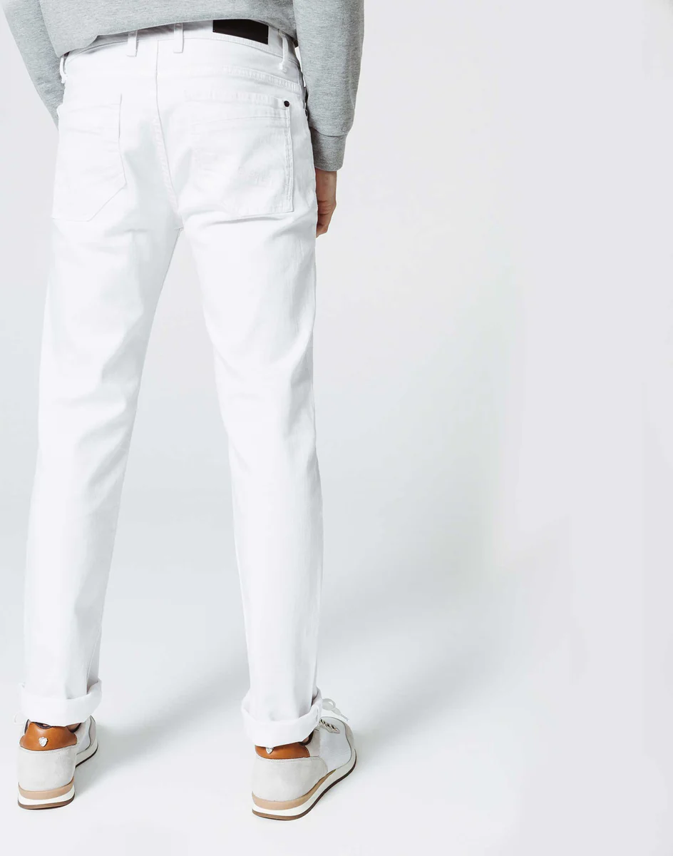 Jean Slim Blanc