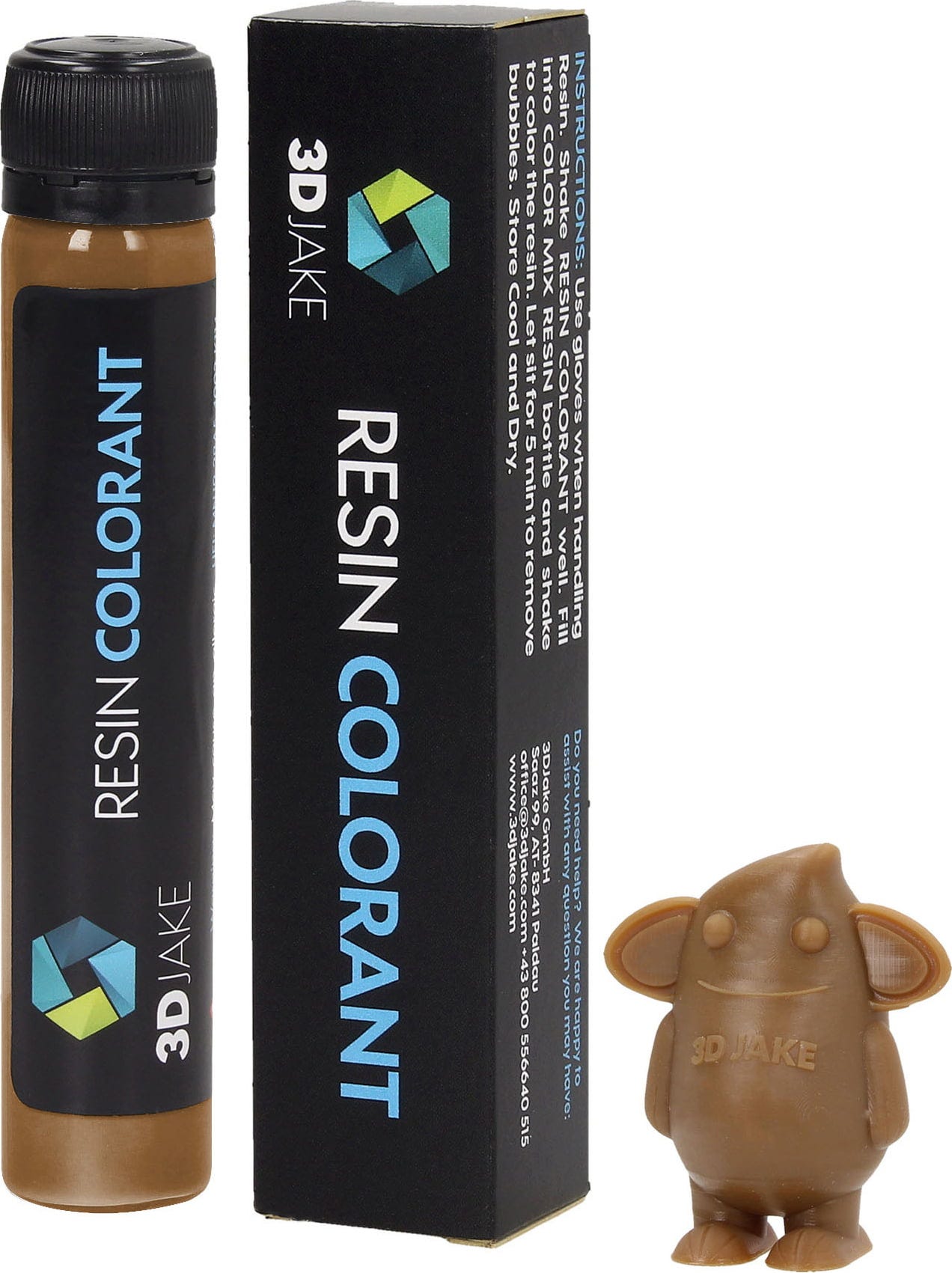 3DJAKE  Resin Colorant Braunbeige, 25 g    Resin Farbstoff in Braunbeige