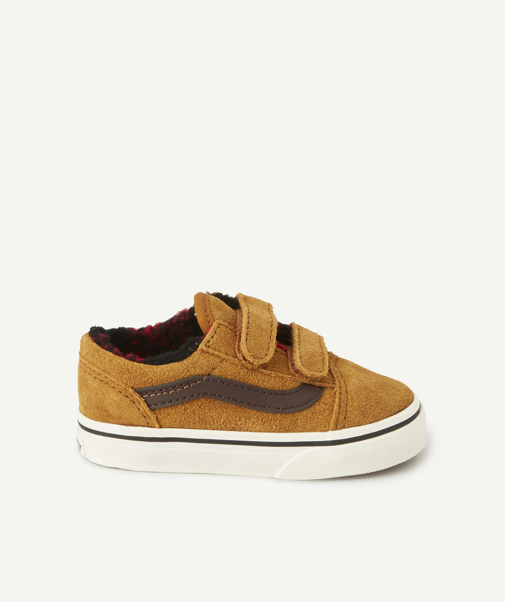 VANSBASKETS À SCRATCHS BÉBÉ MARRON OLD SKOOL V