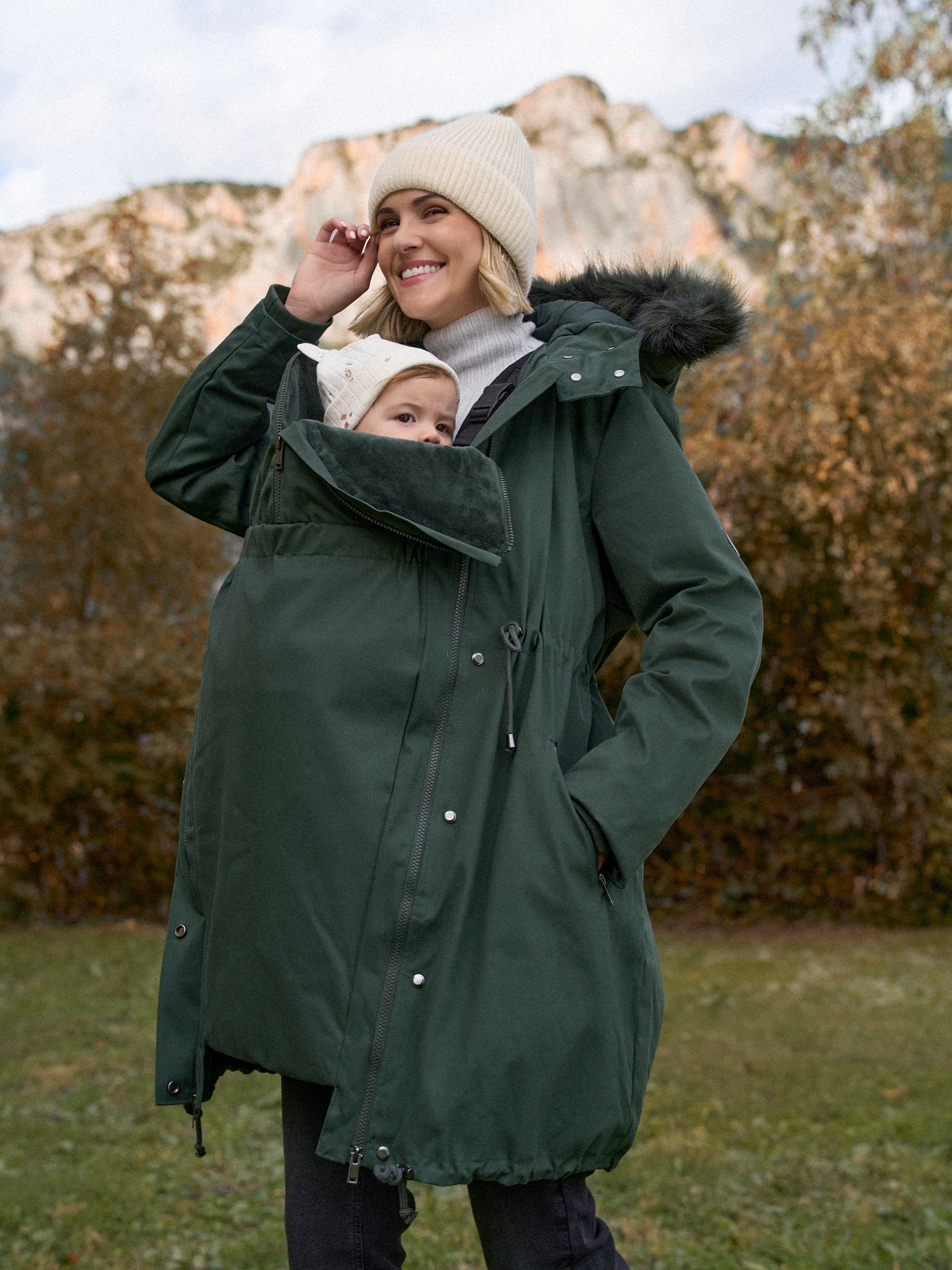 Seraphine Premium Sub-Zero Down Filled 3-In-1 Maternity & Babywearing Parka