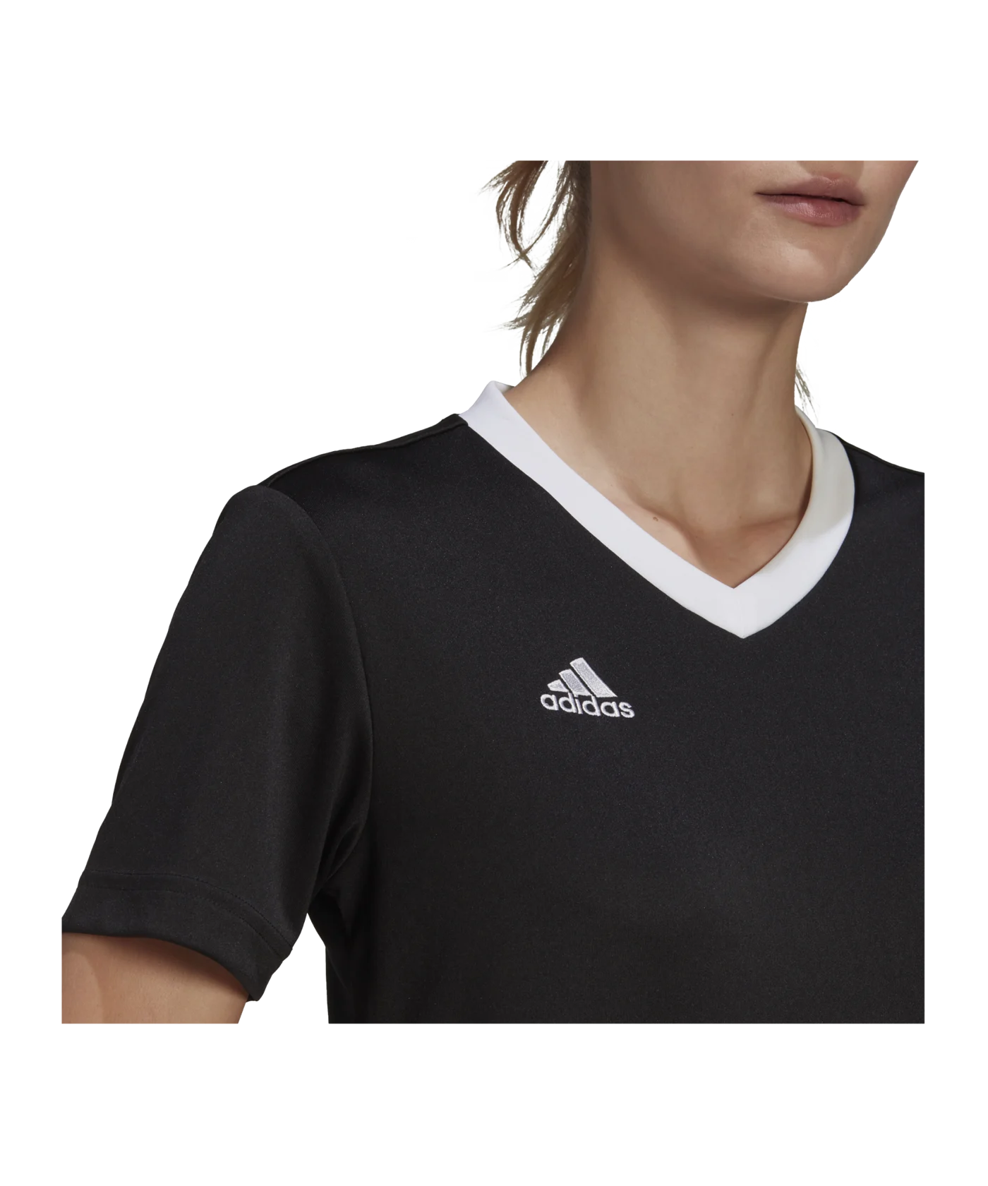 adidas Entrada 22 Trikot Damen Schwarz Weiss