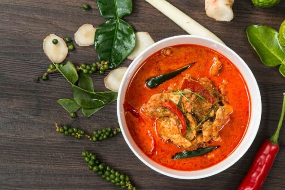 Thaise panang curry met kip