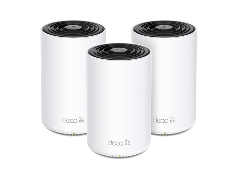 TP-Link Mesh-System Deco XE75 Pro 3er Set AXE5400 Tri-Band Mesh Wi-Fi 6E System