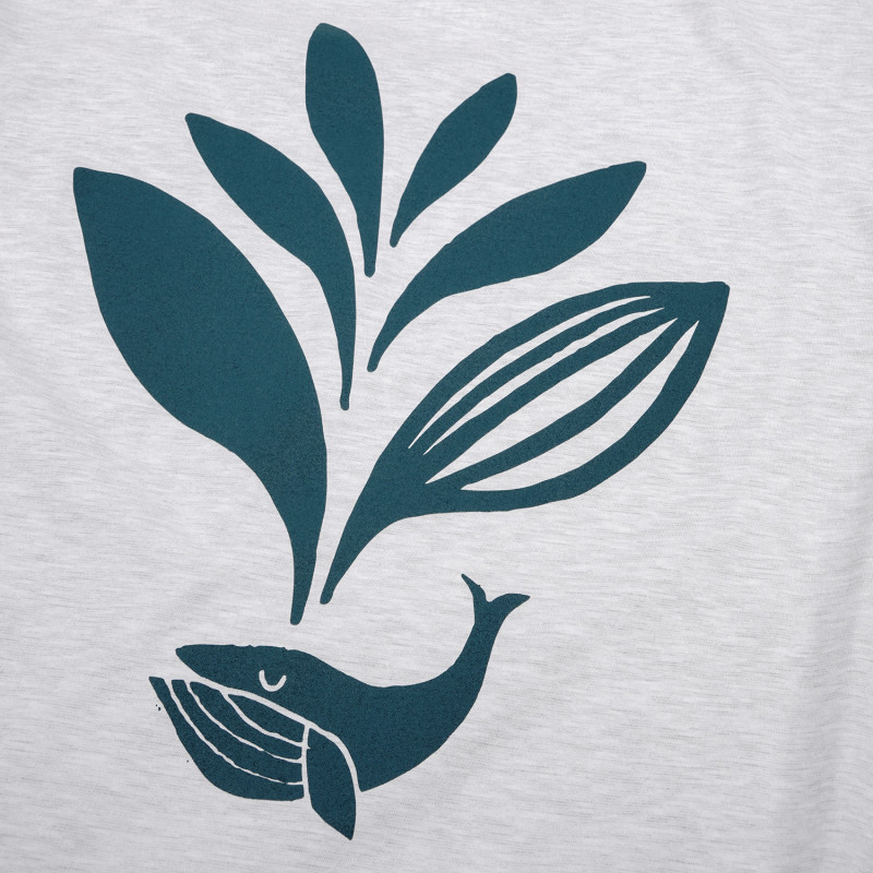 T-shirt plante baleine - frêne