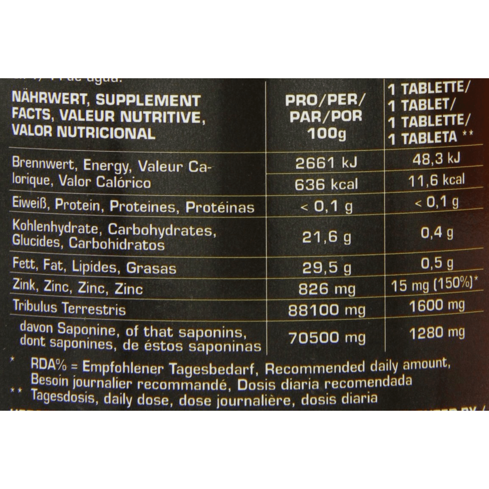TT Ultra Strong (180 Tabletten)