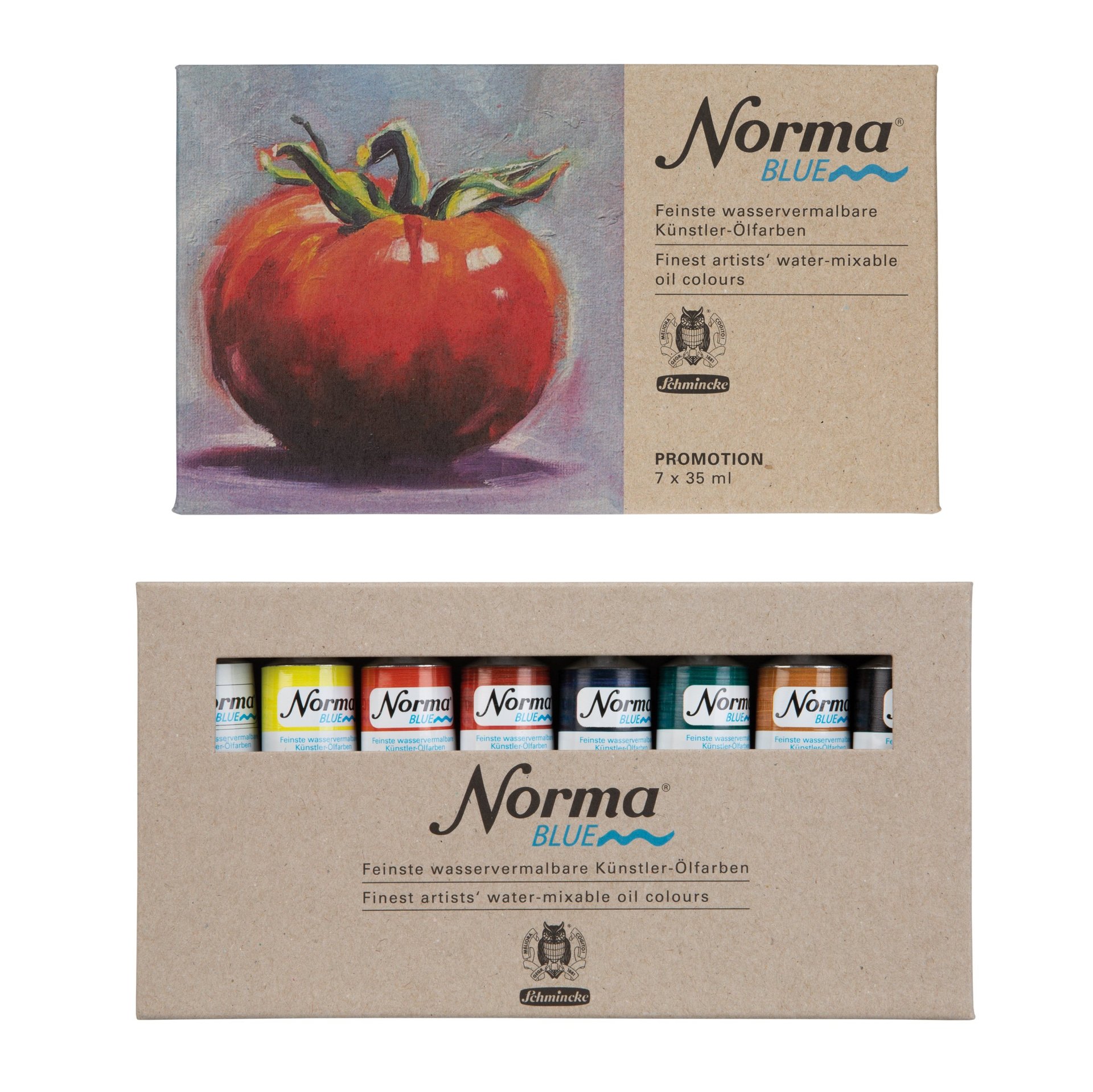 Schmincke wasservermalbare Ölfarbe Norma Blue, Set