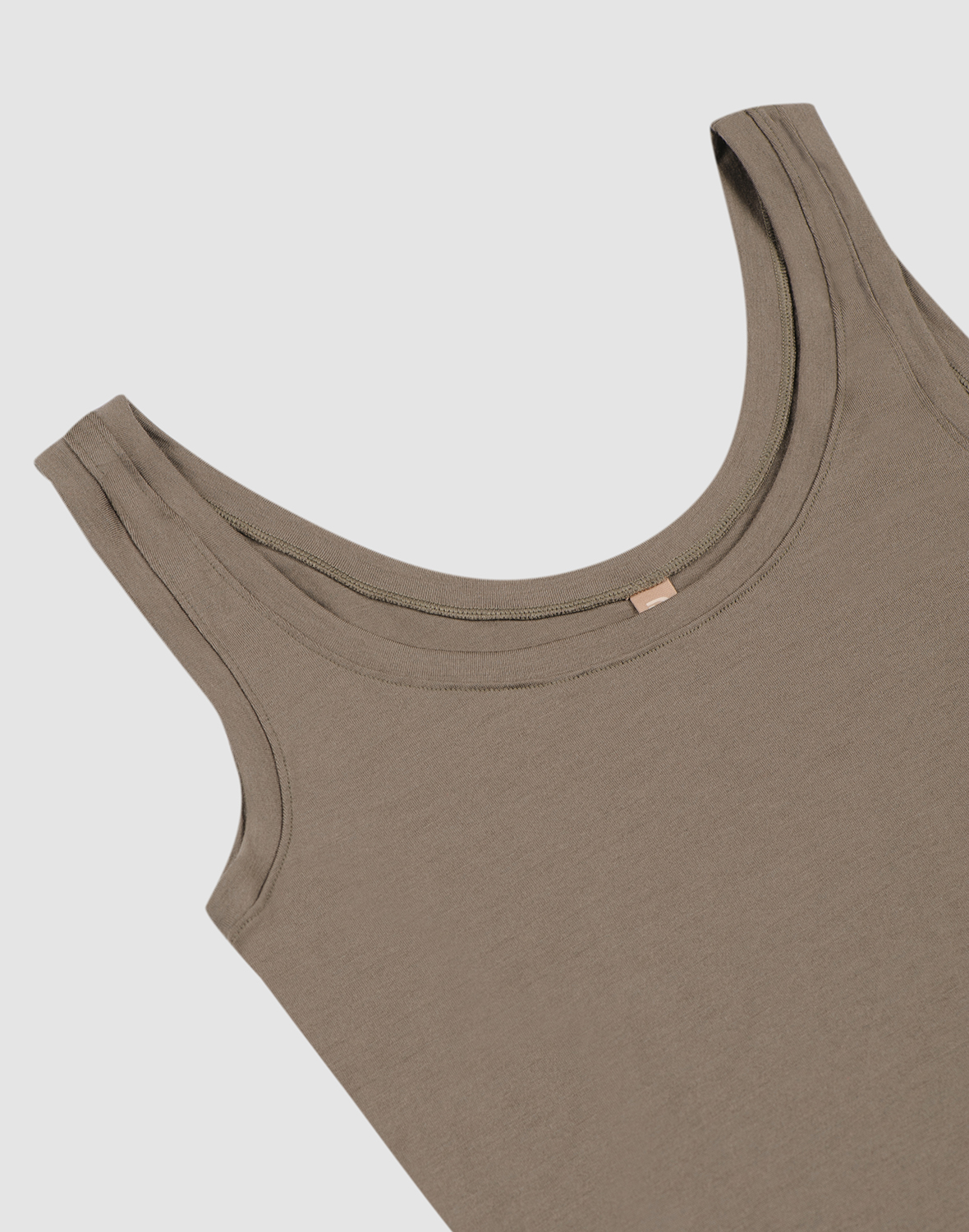 Tanktop van merinowol voor dames in Taupe