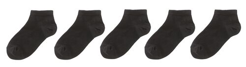5 paires de socquettes enfant noir