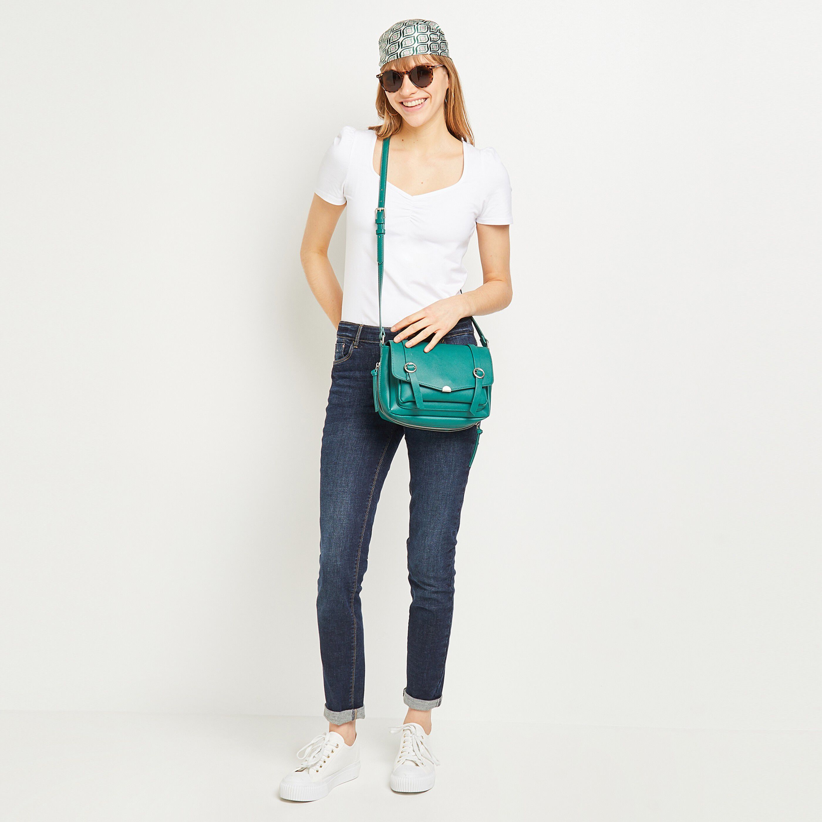 Tshirt basic femme - BLANC