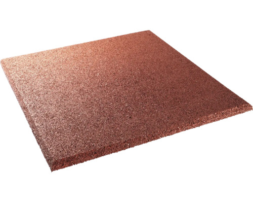Terrasoft valbeveiligingsmat 50 x 50 x 2,5 cm roodbruin