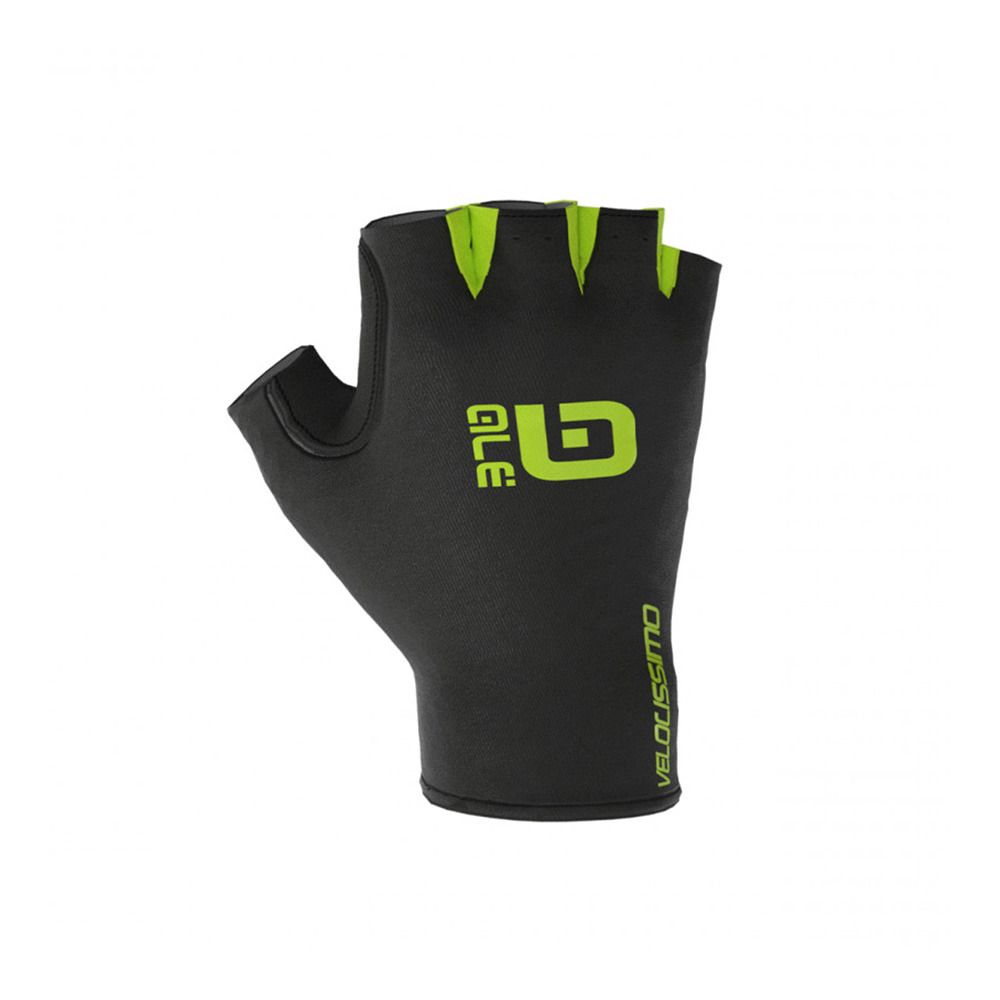 Ale VELOCISSIMO - Mitaines nro-giallo fluo/blk-fluo yellow
