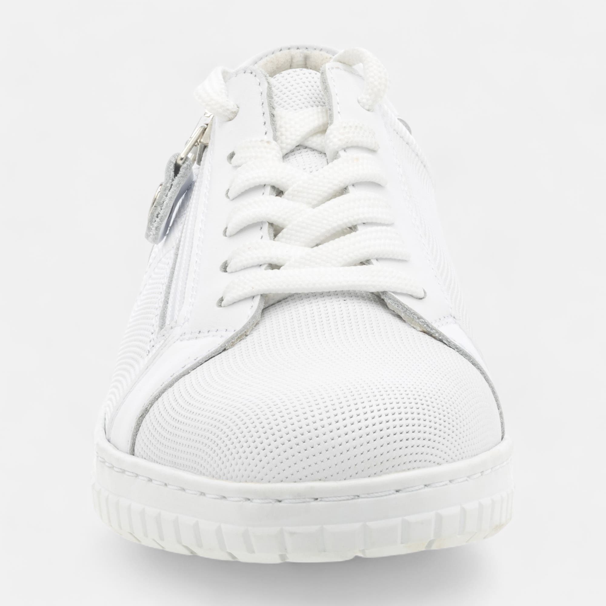 Baskets basses Femme en cuir blanc