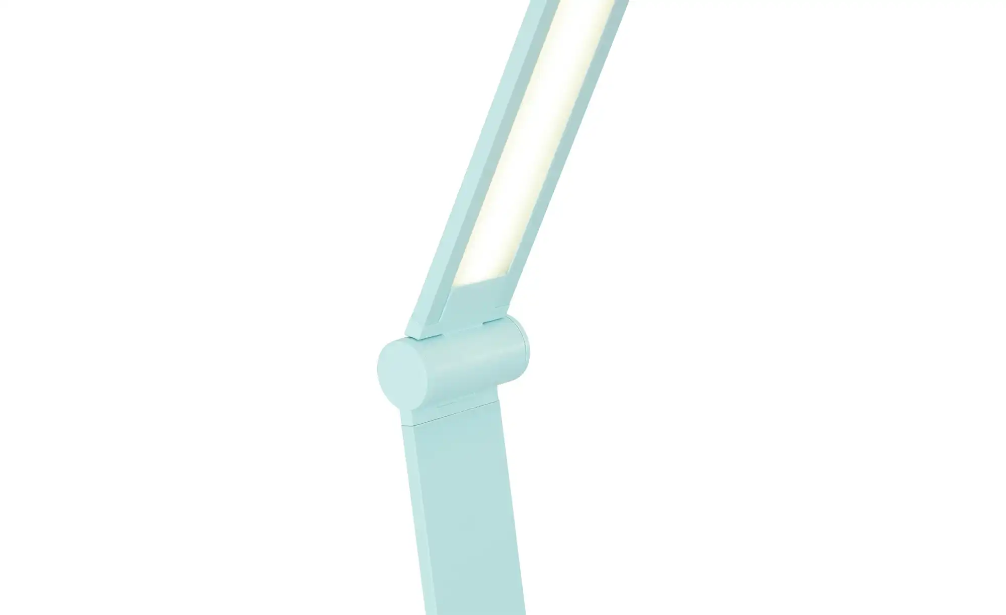 KHG LED-Tischleuchte, blau mit Qi-Charger