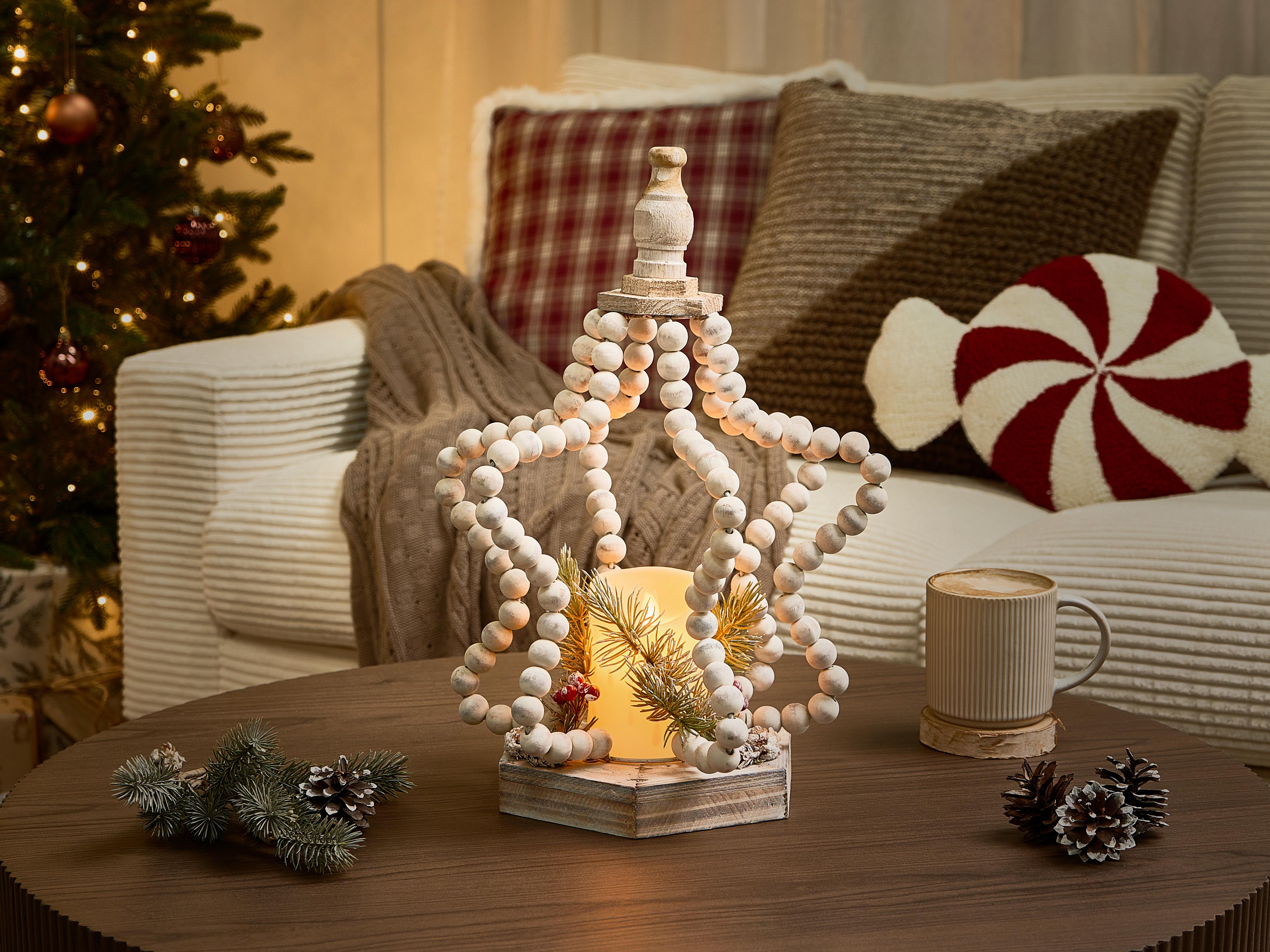 Kerstdecoratie LED PATARI Ster 42 cm Lichtbruin