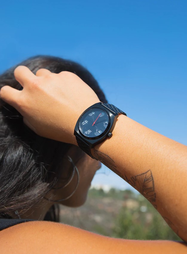 Nixon Rolling Stones Time Teller All Black