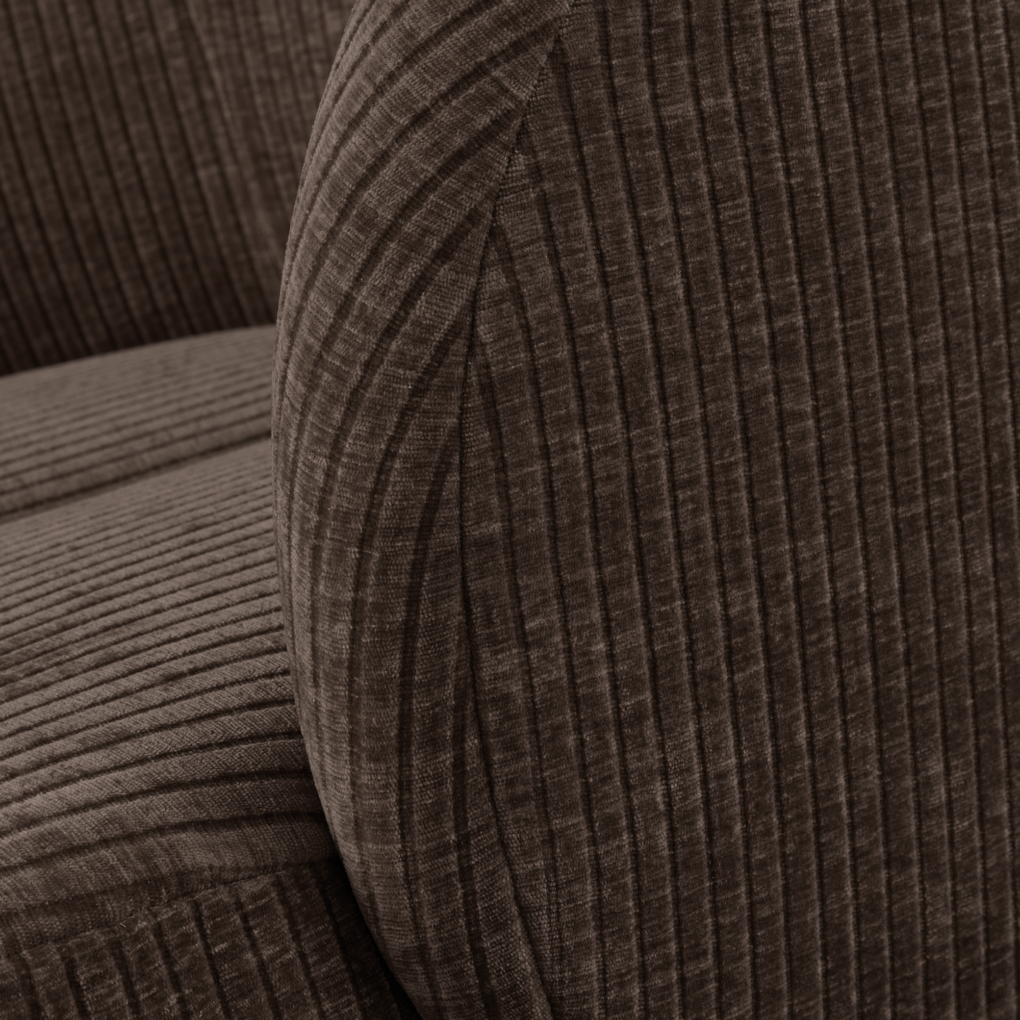 Draaifauteuil Mojo Mojo Draaifauteuil - Geweven Ribstof - Bruin