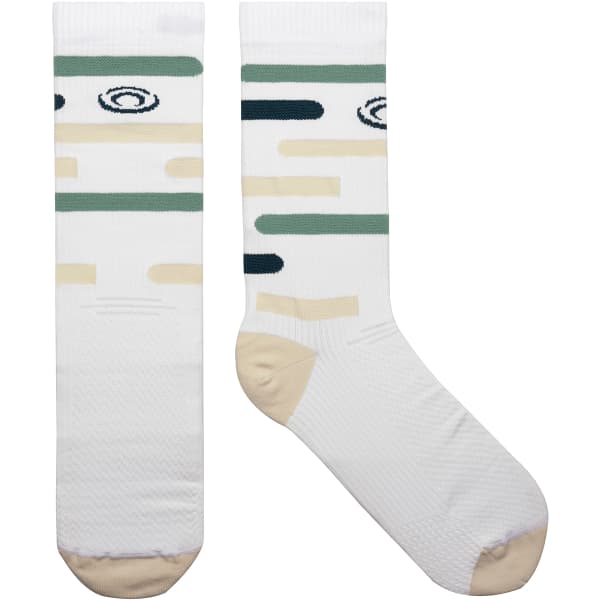 Chaussette running BV SPORT LIGHT RUN HAUTE RIO BEIGE/VERT