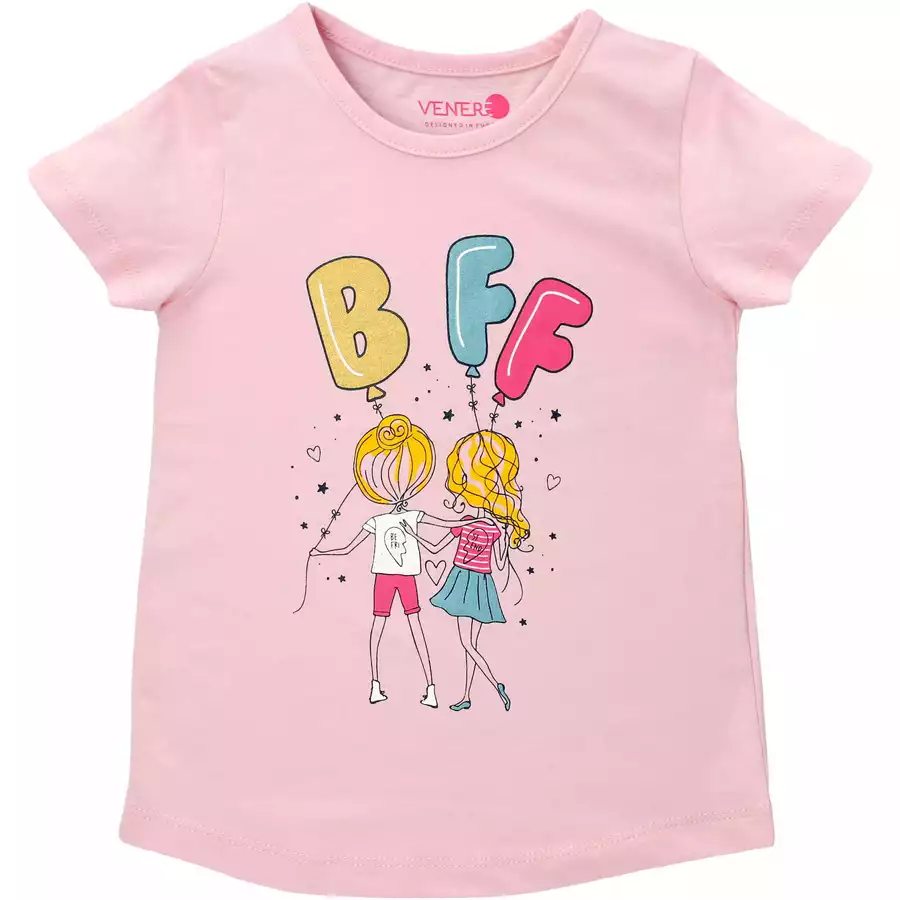 Venere Shirt Kurzarm Frühling, Sommer rosa