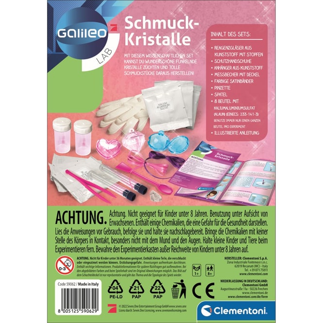 Galileo - Schmuckkristalle - Clementoni