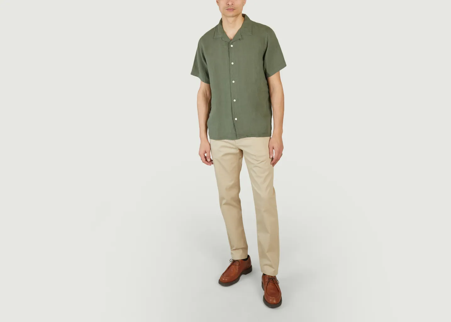 Chemise À Manches Courtes En Lin KCA