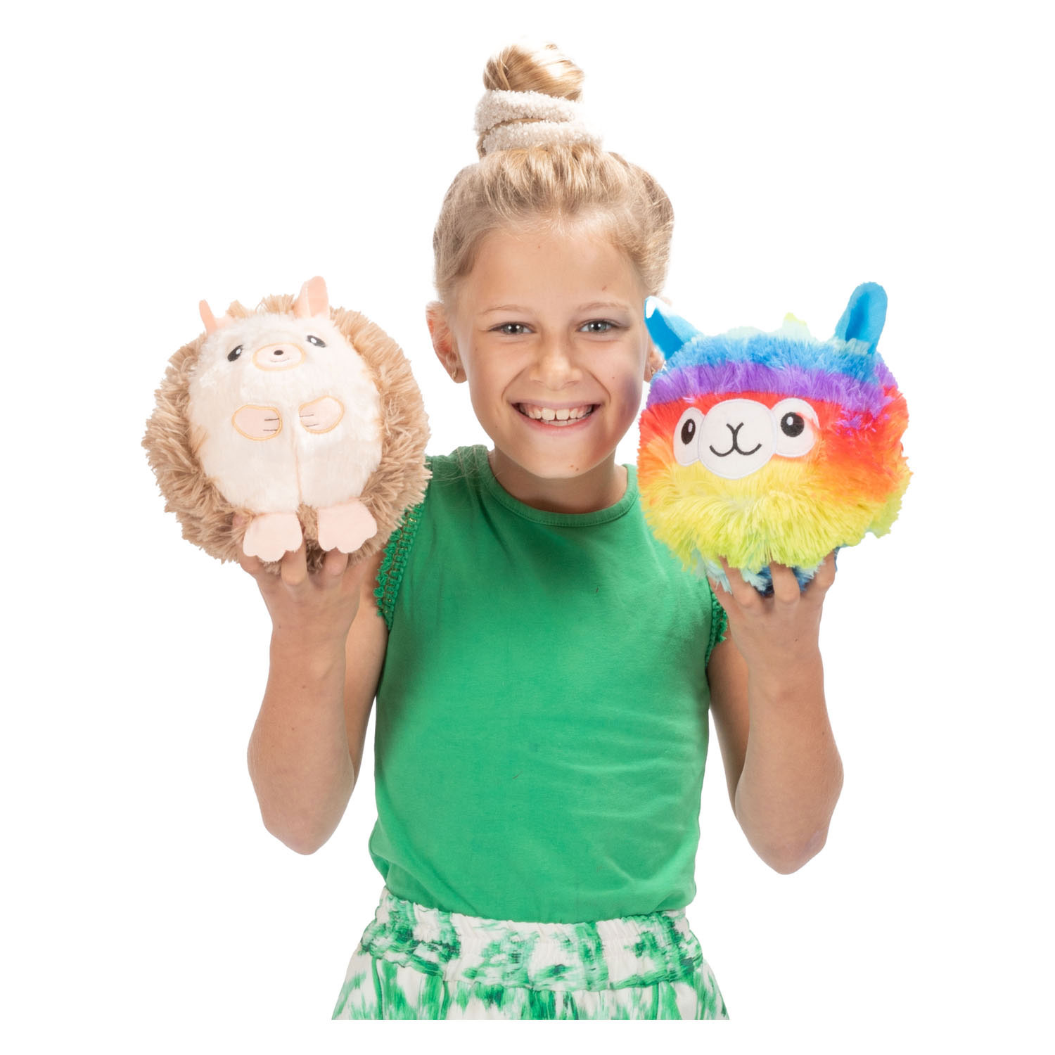 Opblaas Knuffeldier Pluche, 15cm