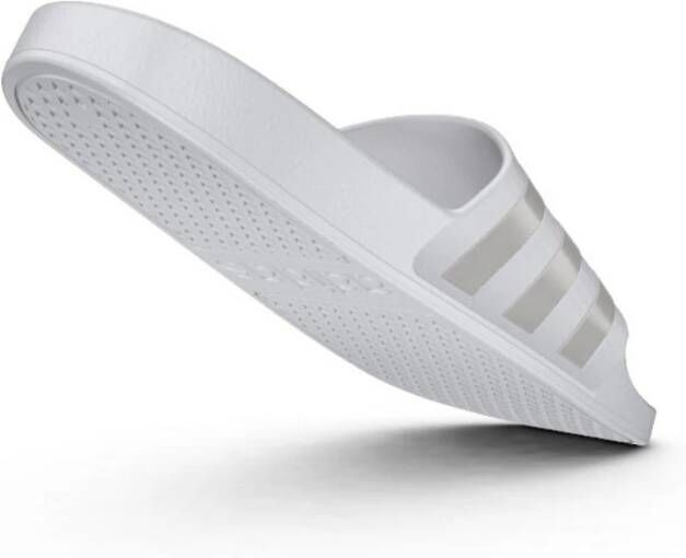 Adidas Adilette Aqua Badslippers Slippers Wit Goud Heren