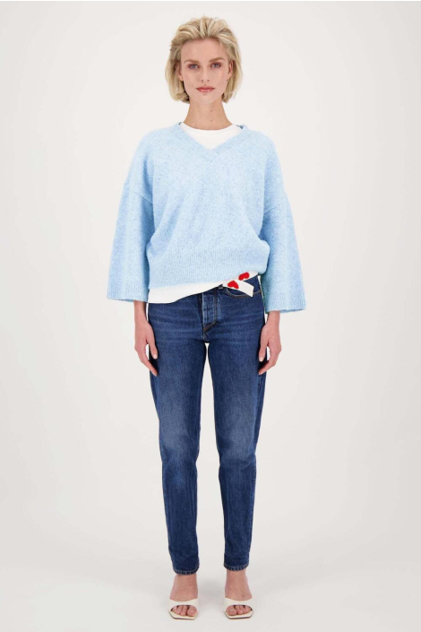Zusss blauwe dames trui