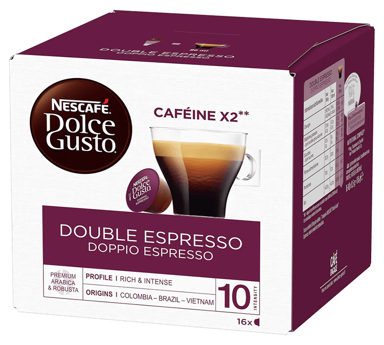 16 capsules - Double Espresso - NESCAFÉ DOLCE GUSTO®